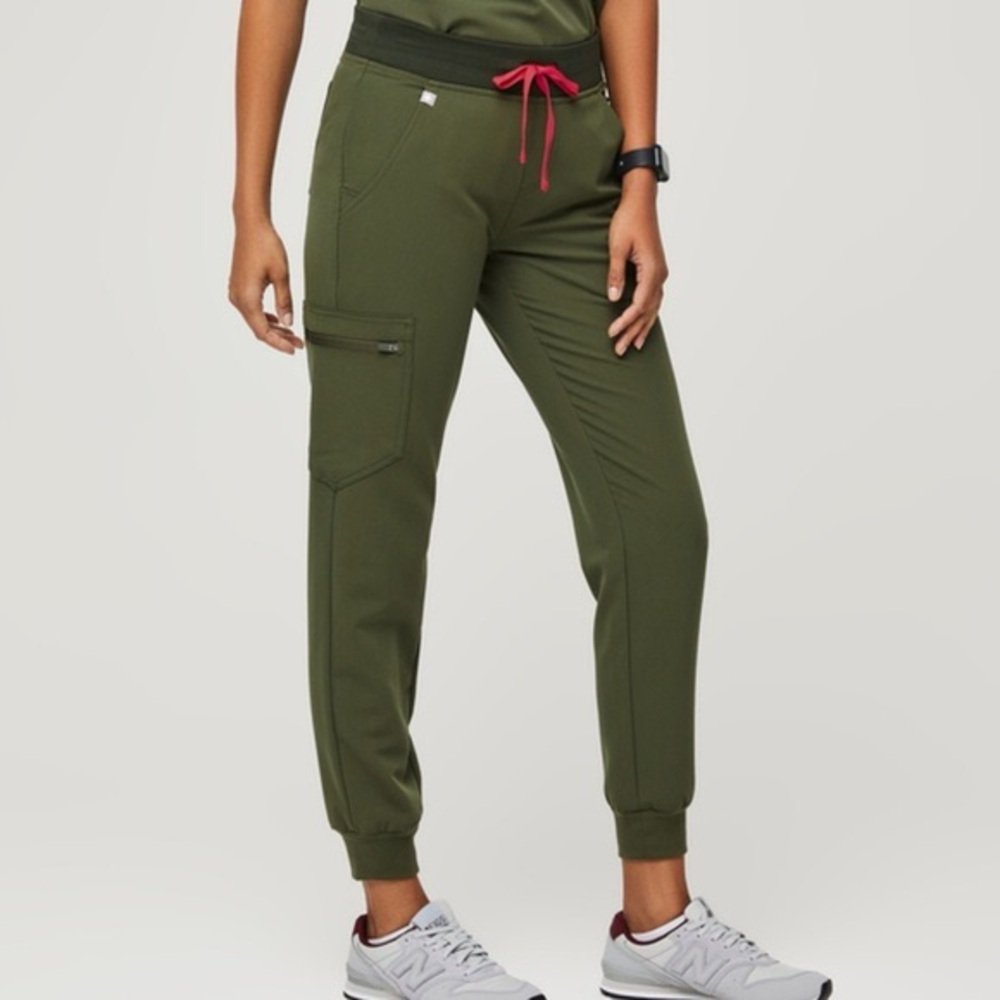 Dark Olive Zamora Joggers - XS